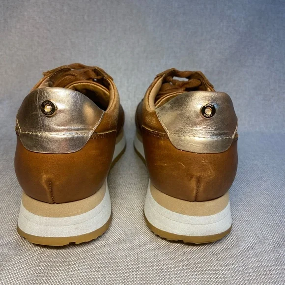 BOSI Women Leather Lace up Shoes. Size 38 US-8
